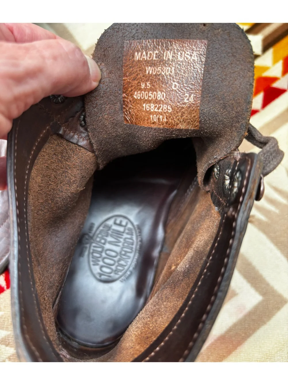 Wolverine 1000 Mile Wilderness Round Toe Lace Ip Boots